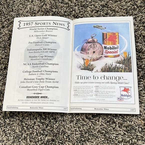 Remember 1957 Birthday booklet Remember When A nostalgic look back in time - Picture 14 of 17